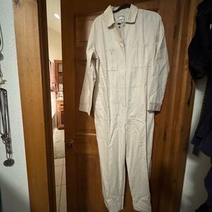 Outerknown Cream Jumpsuit